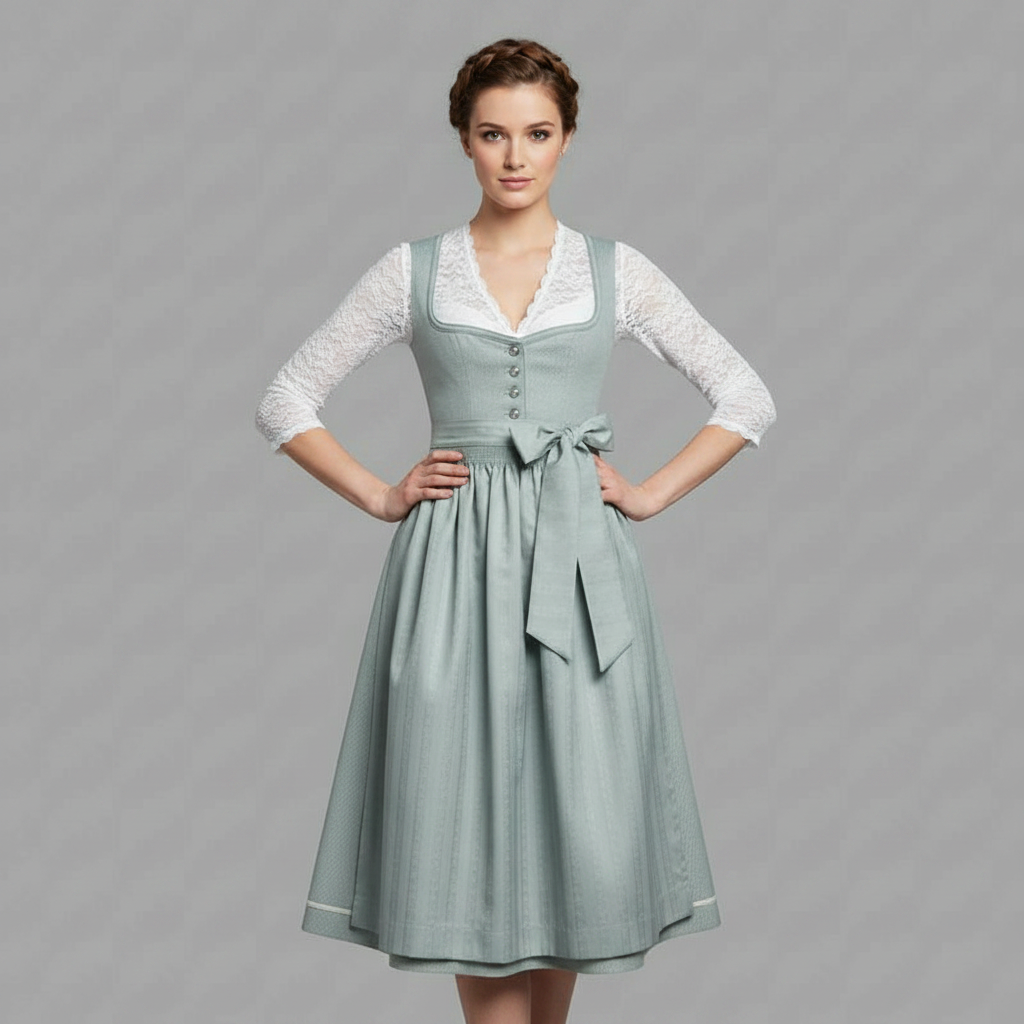 Elegant Dirndl Dress | Women's Oktoberfest Costume