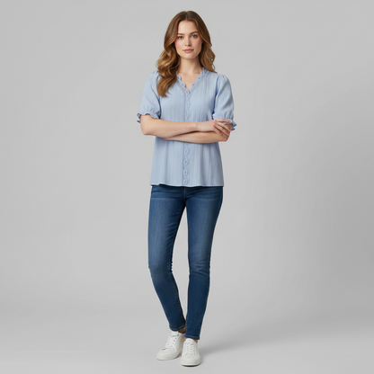 Astrid | Elegant Summer Blouse for Women