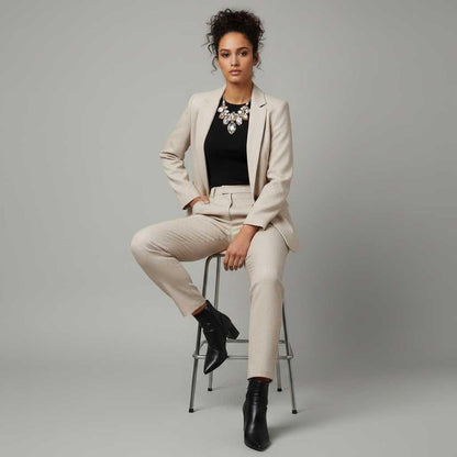 Bianca Trousers | Elegant Women's Trousers in Black