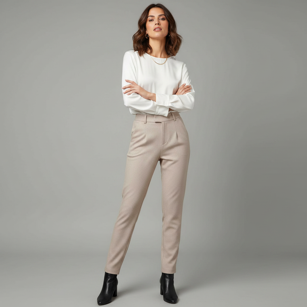 Bianca Trousers | Elegant Women's Trousers in Black