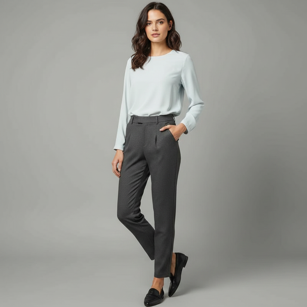 Bianca Trousers | Elegant Women's Trousers in Black