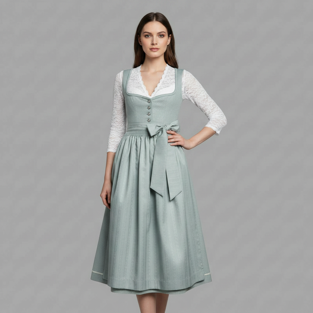 Elegant Dirndl Dress | Women's Oktoberfest Costume