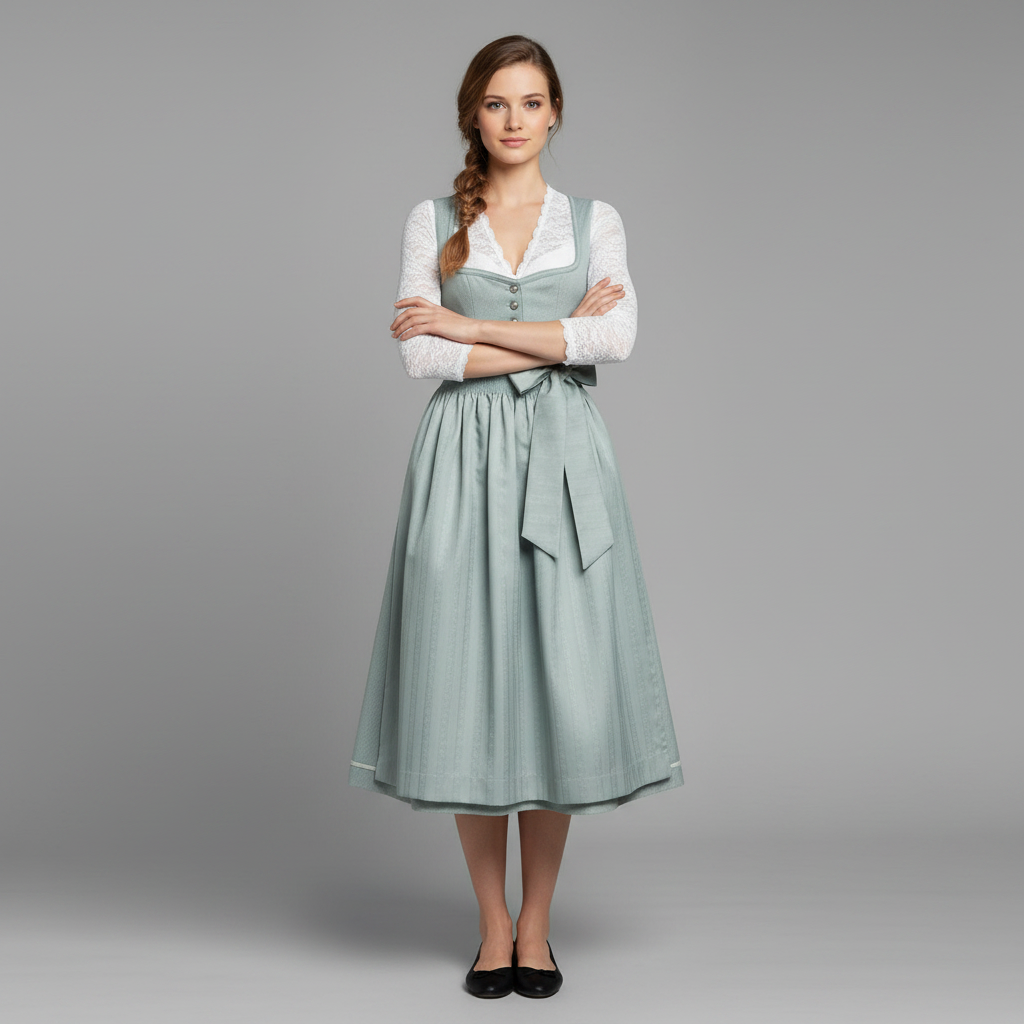 Elegant Dirndl Dress | Women's Oktoberfest Costume