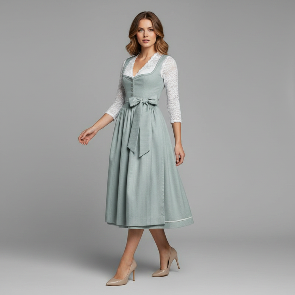 Elegant Dirndl Dress | Women's Oktoberfest Costume