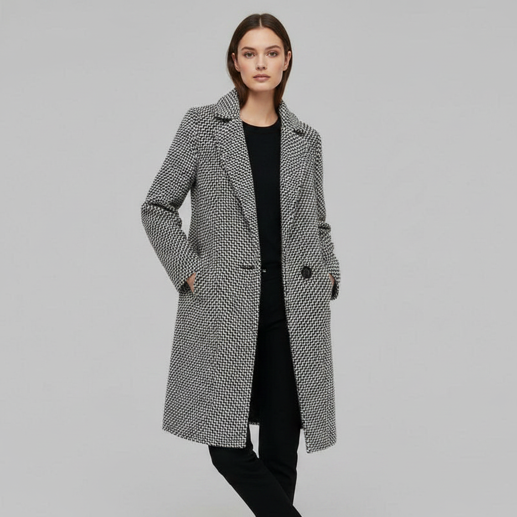 Elegant Long Wool Coat | Women's Winter Coats