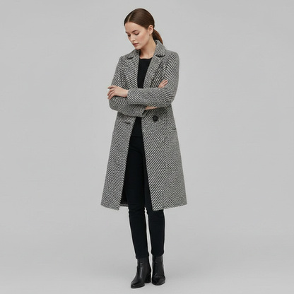 Elegant Long Wool Coat | Women's Winter Coats