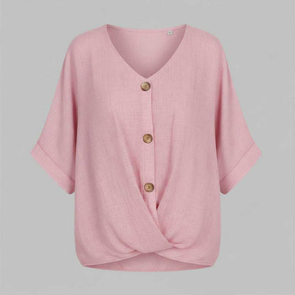 Elegant V-Neck Women's Blouse | Long Sleeve Fashion Top