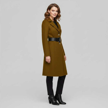 Elegant Women's Button Coat | Stylish Outerwear