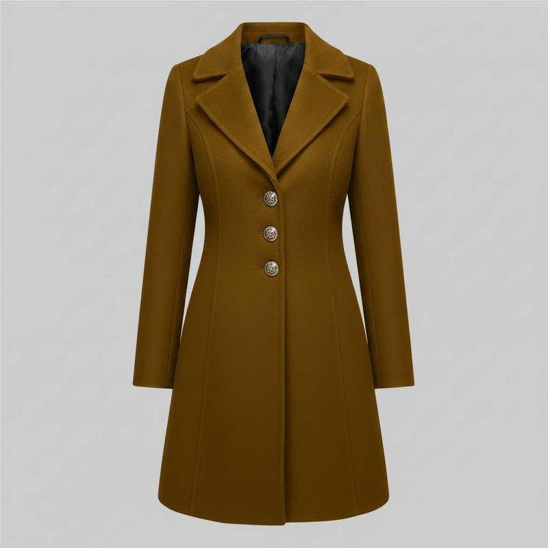 Elegant Women's Button Coat | Stylish Outerwear