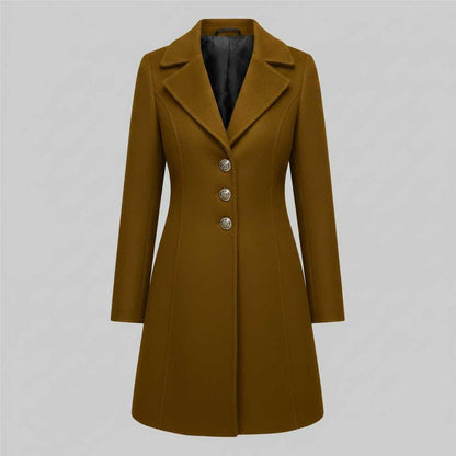 Elegant Women's Button Coat | Stylish Outerwear