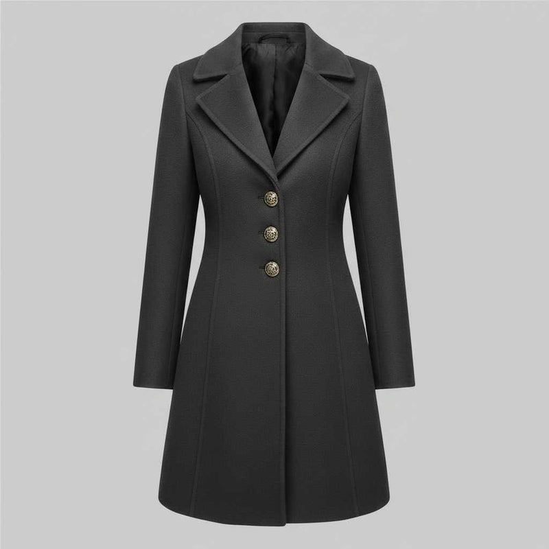 Elegant Women's Button Coat | Stylish Outerwear