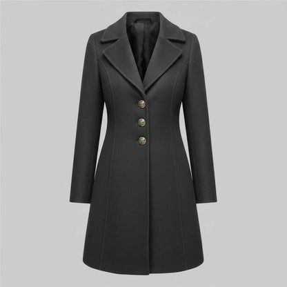 Elegant Women's Button Coat | Stylish Outerwear