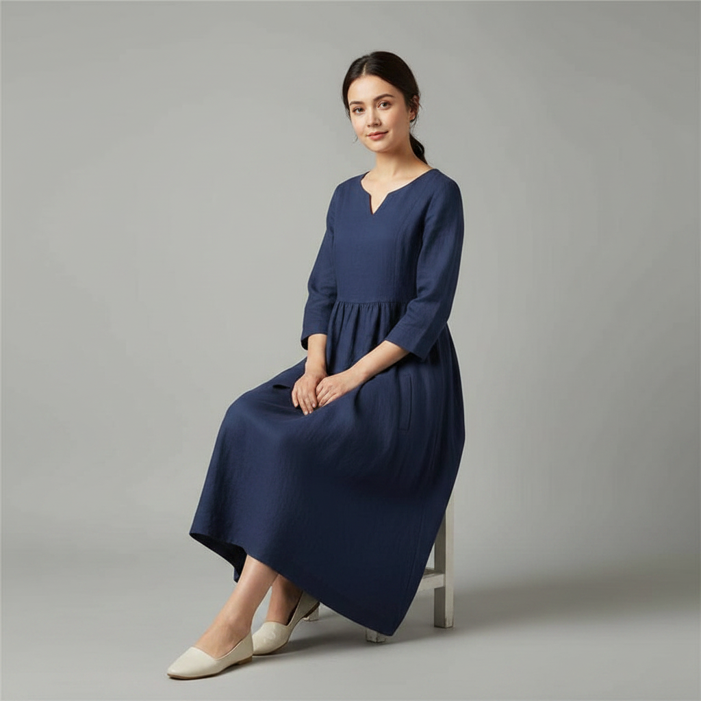 Isabel | Women's Plus Size Elegant Summer Dress