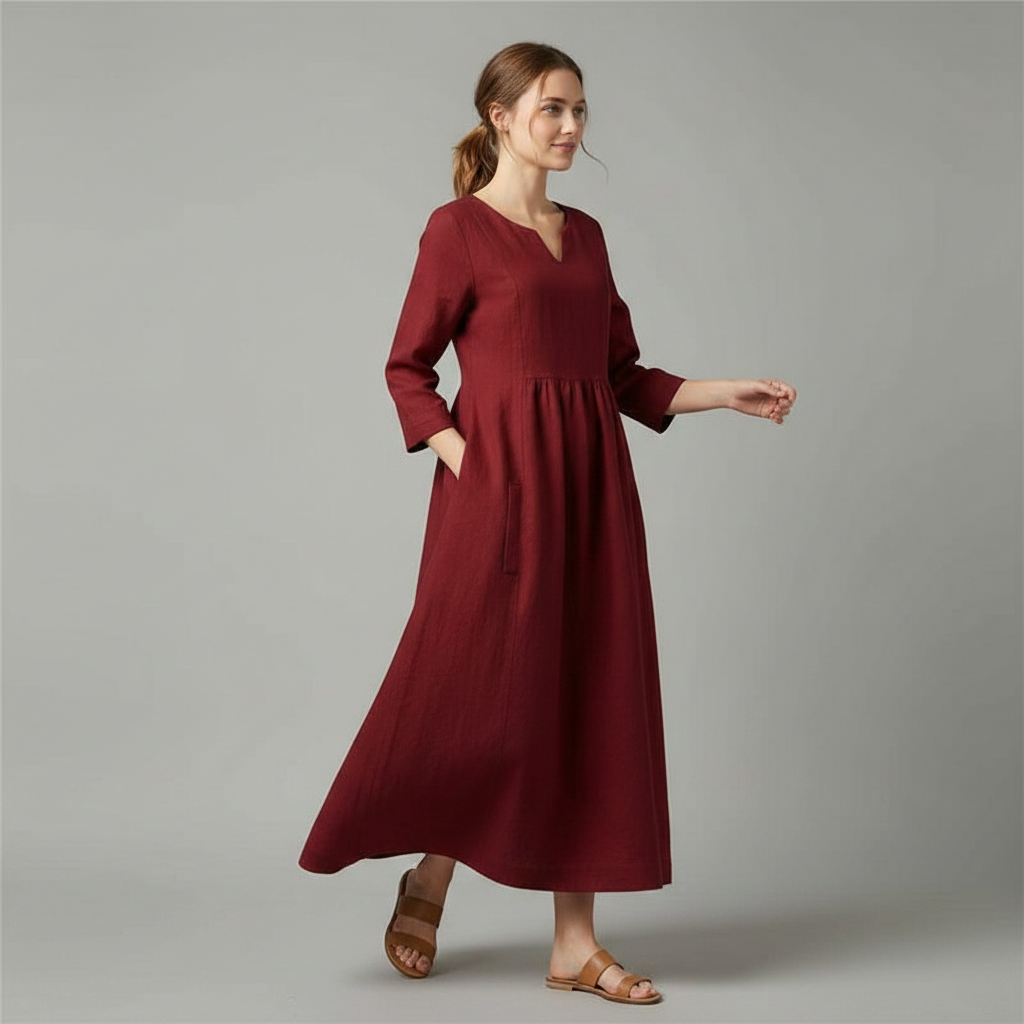 Isabel | Women's Plus Size Elegant Summer Dress