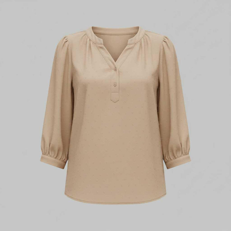 Silk Patchwork Women's Blouse | Versatile Summer Top