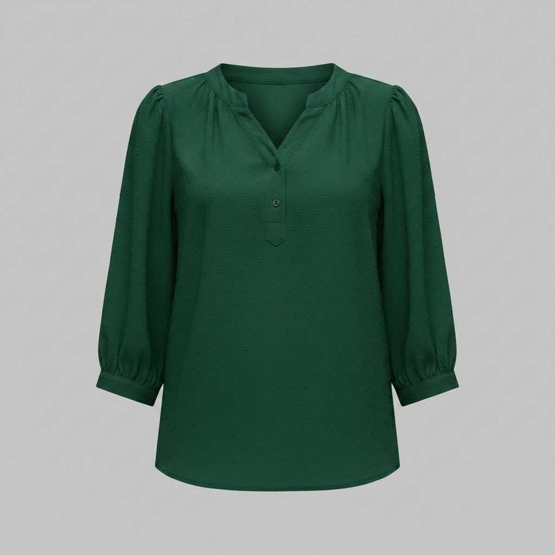 Silk Patchwork Women's Blouse | Versatile Summer Top