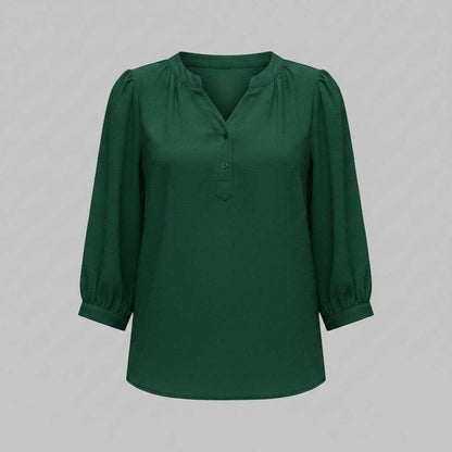 Silk Patchwork Women's Blouse | Versatile Summer Top