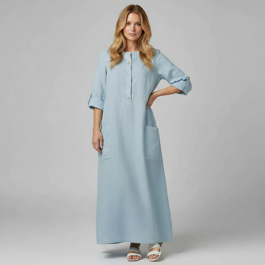Tina | Women's Plus Size Leisure Dress for Summer