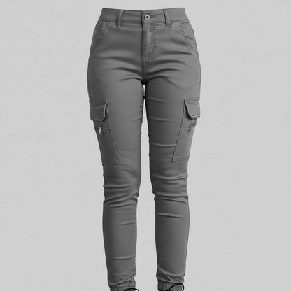 Urban Cargo Pants | Women's Trousers with Elastic Waistband