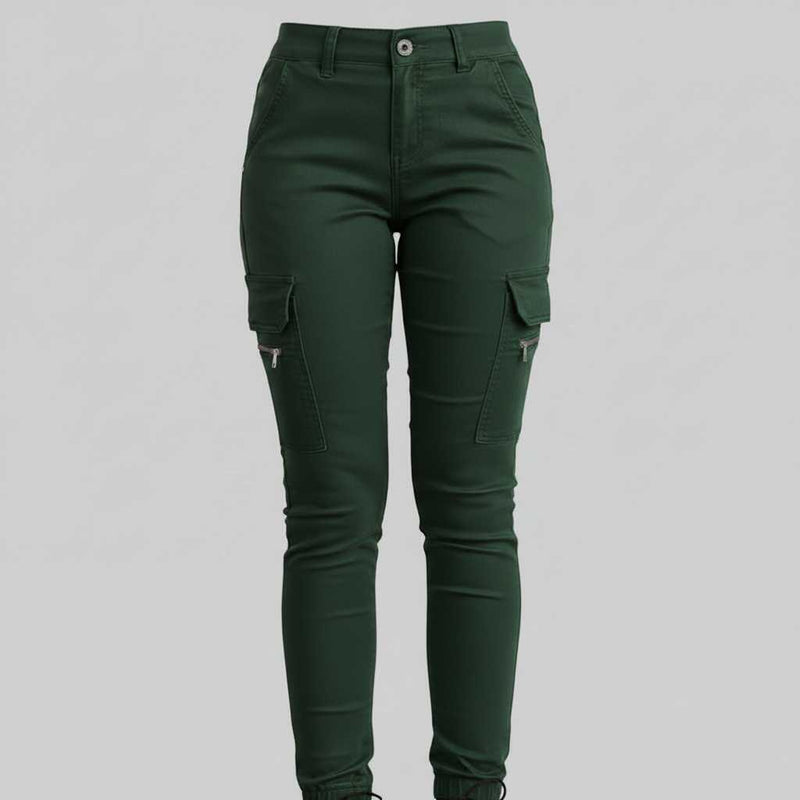 Urban Cargo Pants | Women's Trousers with Elastic Waistband