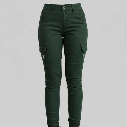 Urban Cargo Pants | Women's Trousers with Elastic Waistband